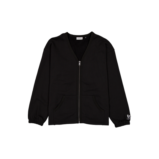 New Era Branded Alden Black Full-Zip Cardigan
