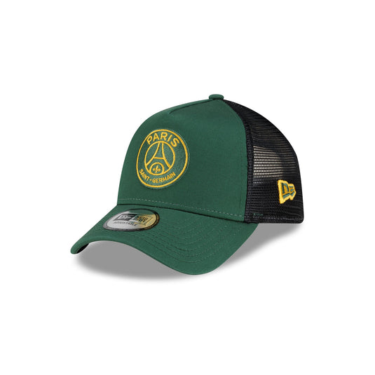 Paris Saint-Germain Seasonal Green 9FORTY A-Frame Trucker Hat
