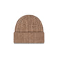 New Era Cap Woolen Khaki Cable Knit Beanie Hat
