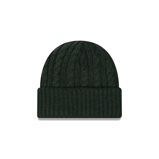New Era Cap Woolen Emerald Cable Knit Beanie Hat