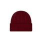 New Era Cap Woolen Cardinal Cable Knit Beanie Hat