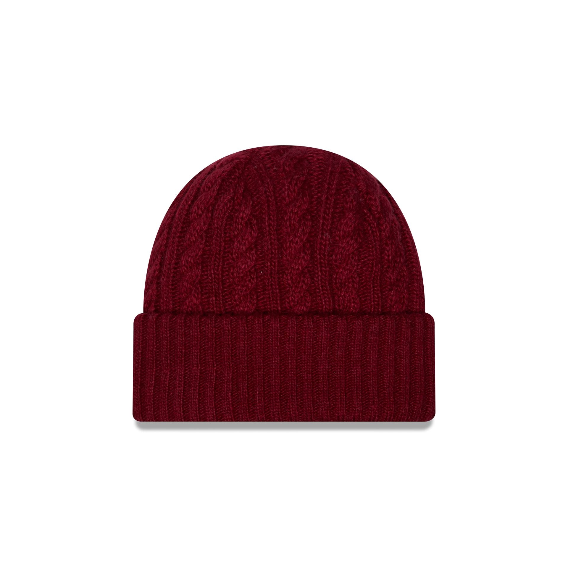 New Era Cap Woolen Cardinal Cable Knit Beanie Hat