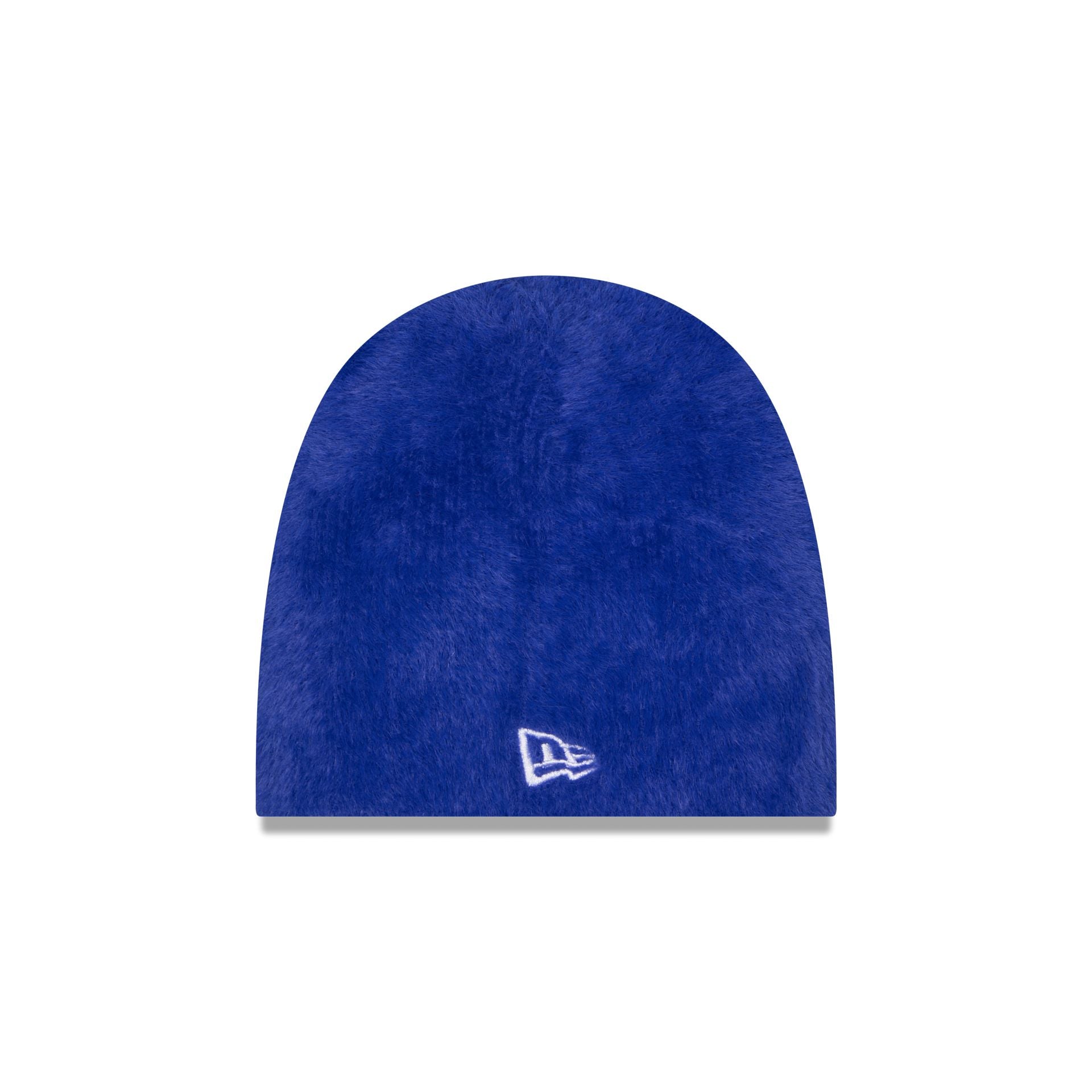 New Era Cap Fuzzy Blue Cuffless Knit Beanie Hat