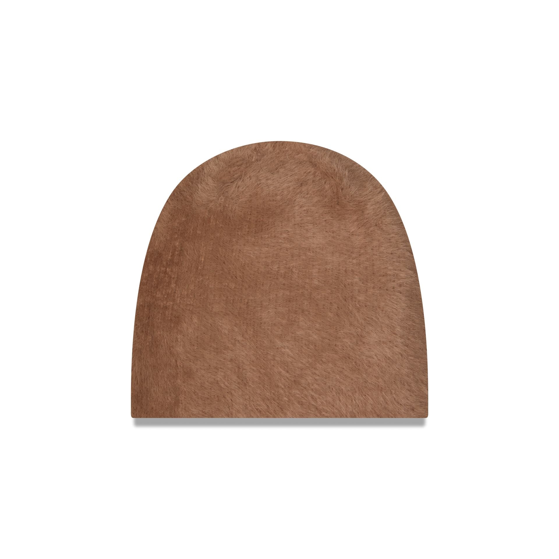 New Era Cap Fuzzy Khaki Cuffless Knit Beanie Hat