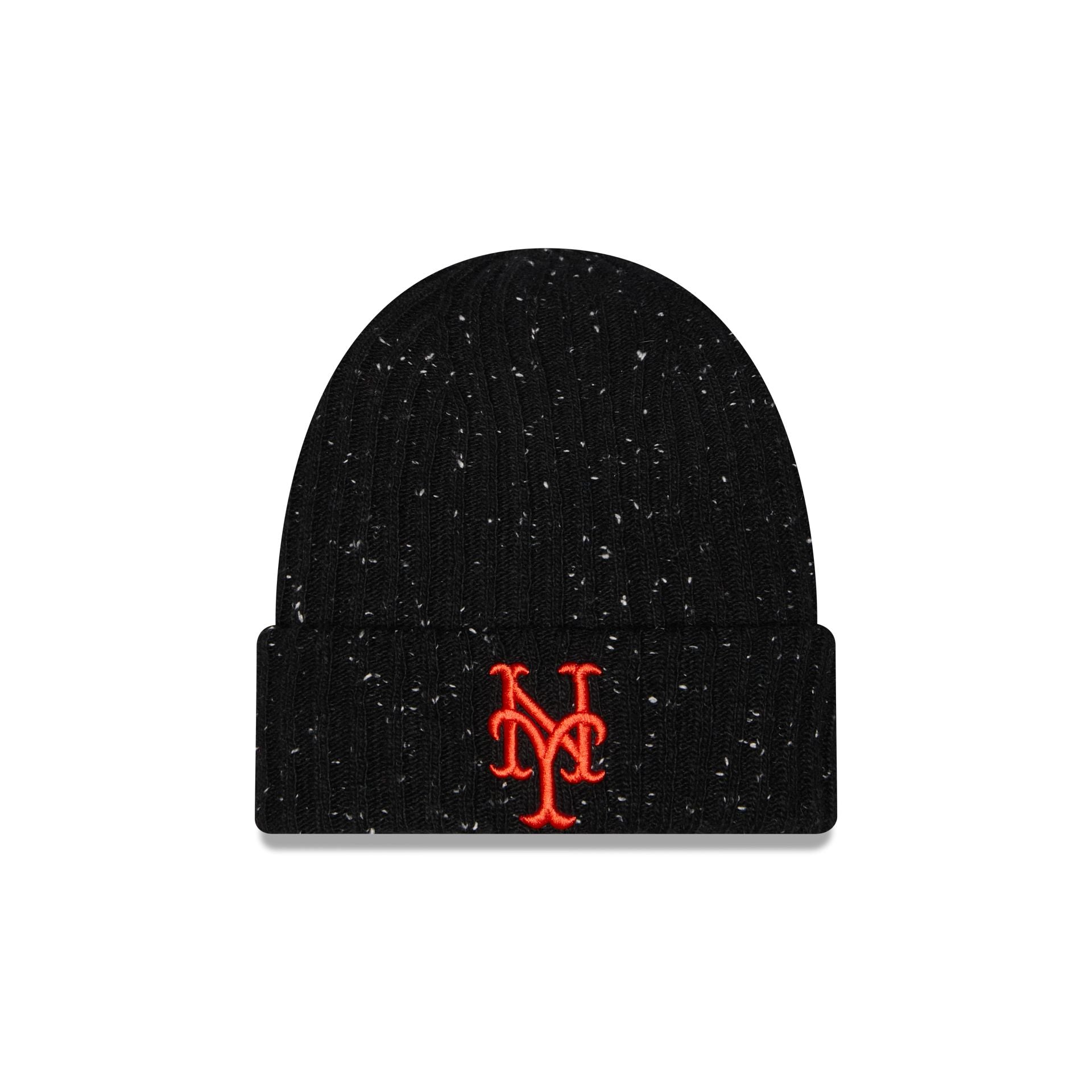 New York Mets Speckled Cuff Knit Beanie Hat