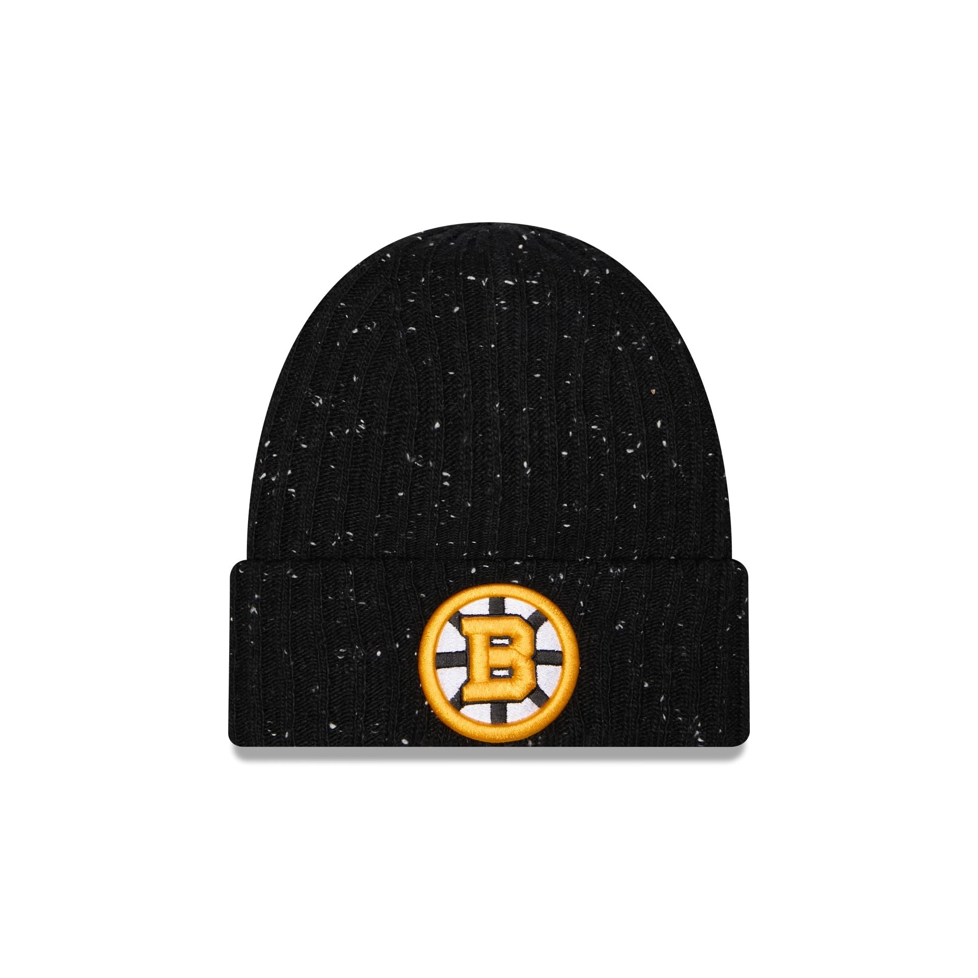 Boston Bruins Speckled Cuff Knit Beanie Hat