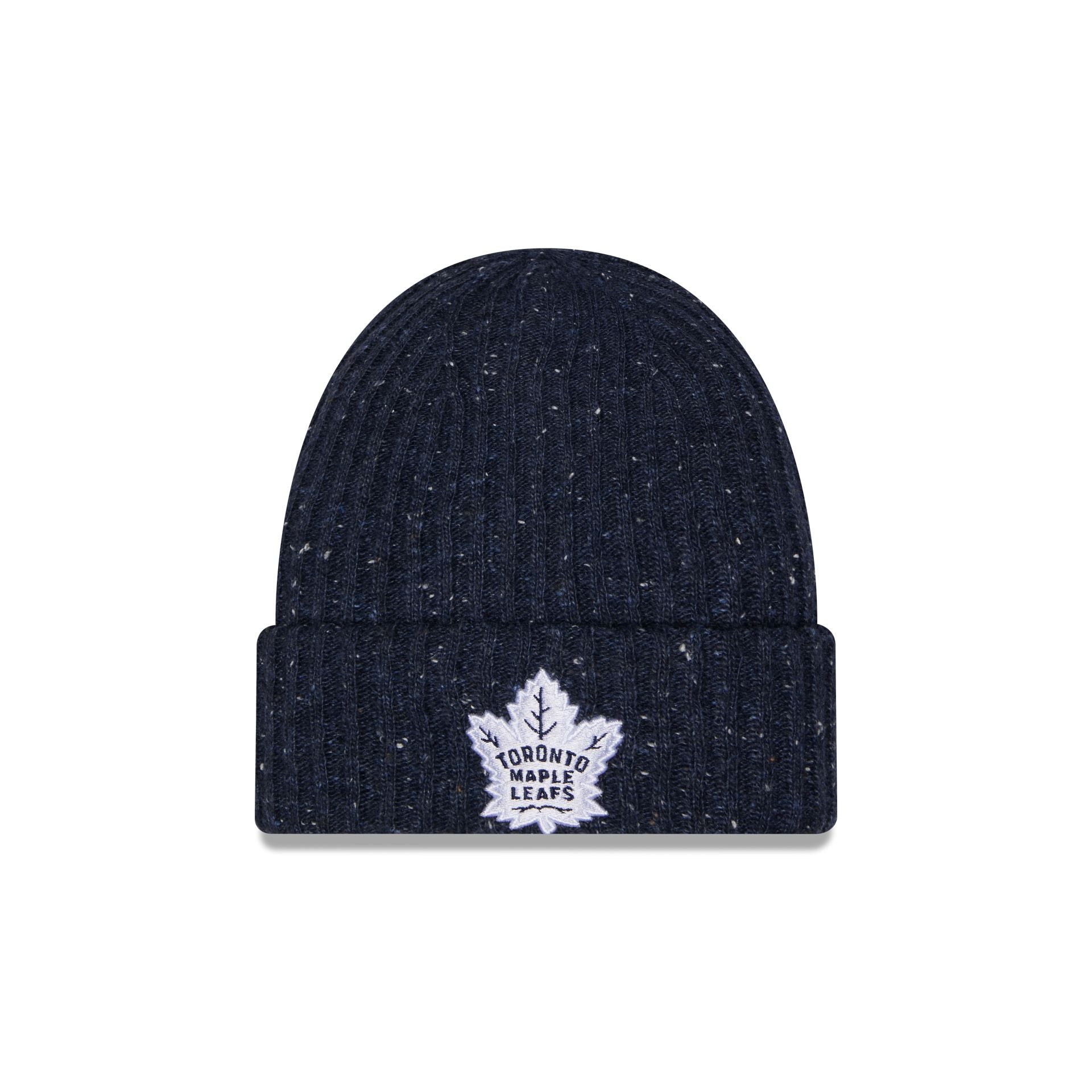 Toronto Maple Leafs Speckled Cuff Knit Beanie Hat