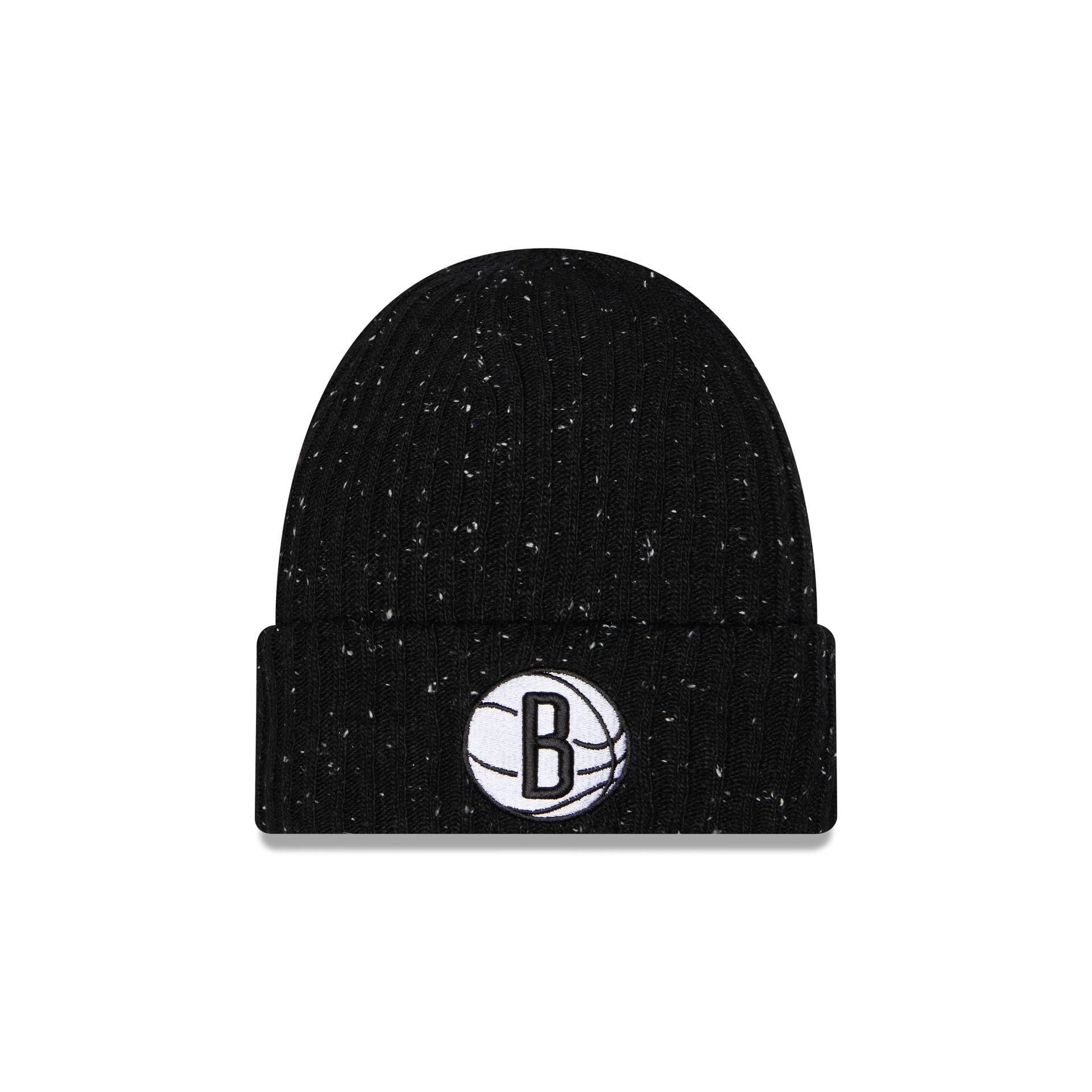 Brooklyn Nets Speckled Cuff Knit Beanie Hat