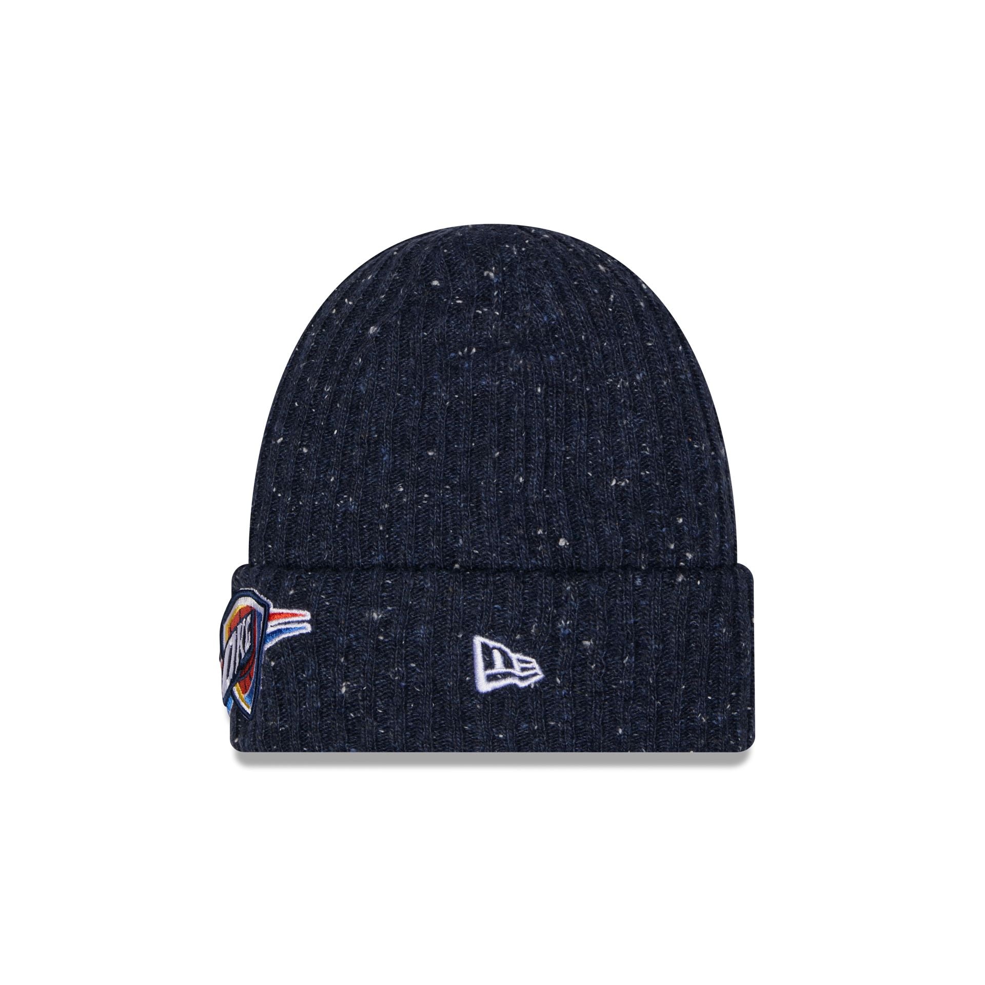 Oklahoma City Thunder Speckled Cuff Knit Beanie Hat
