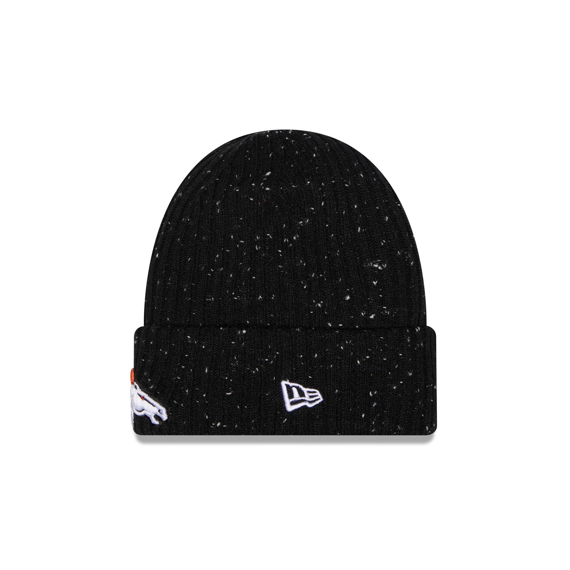 Denver Broncos Speckled Cuff Knit Beanie Hat