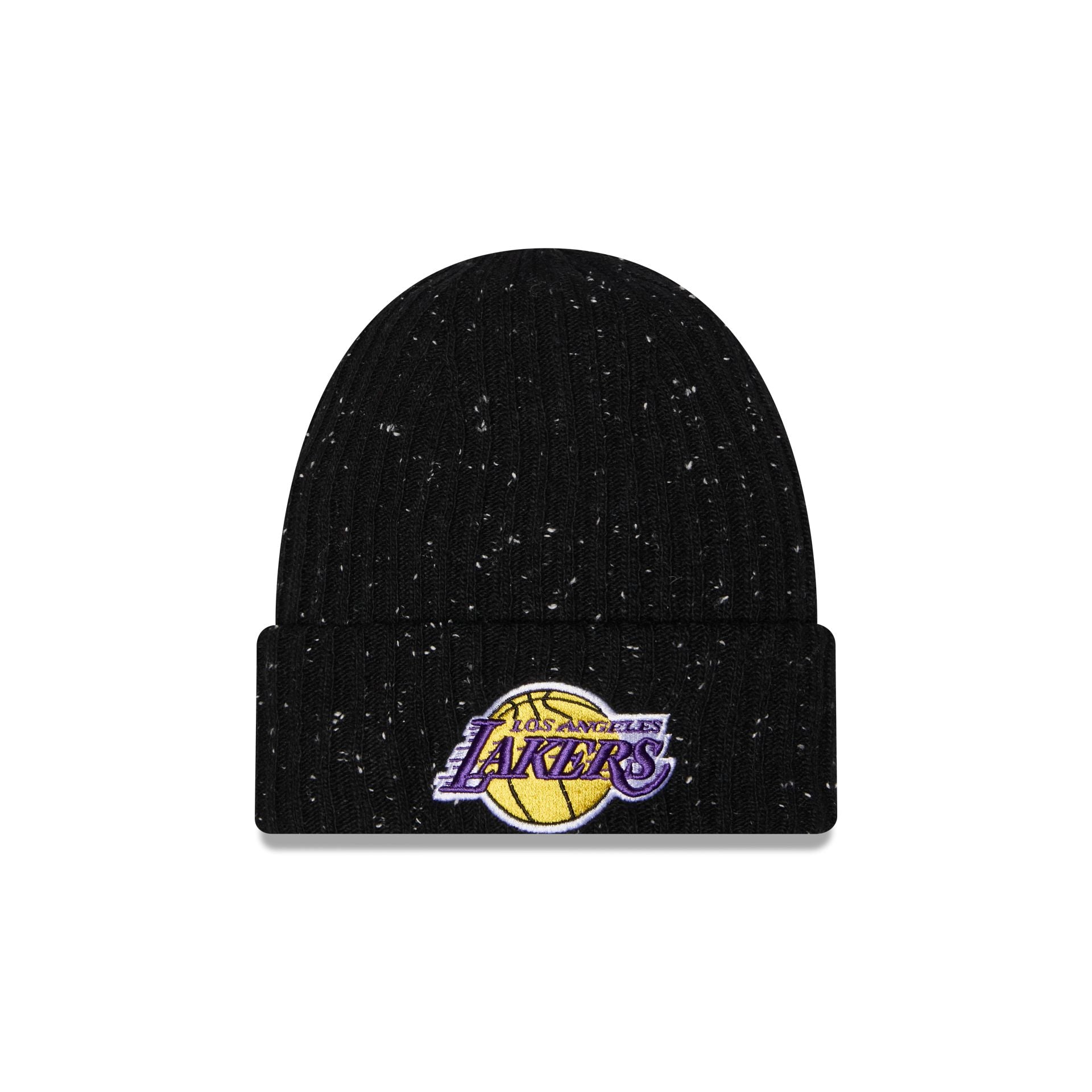 Los Angeles Lakers Speckled Cuff Knit Beanie Hat