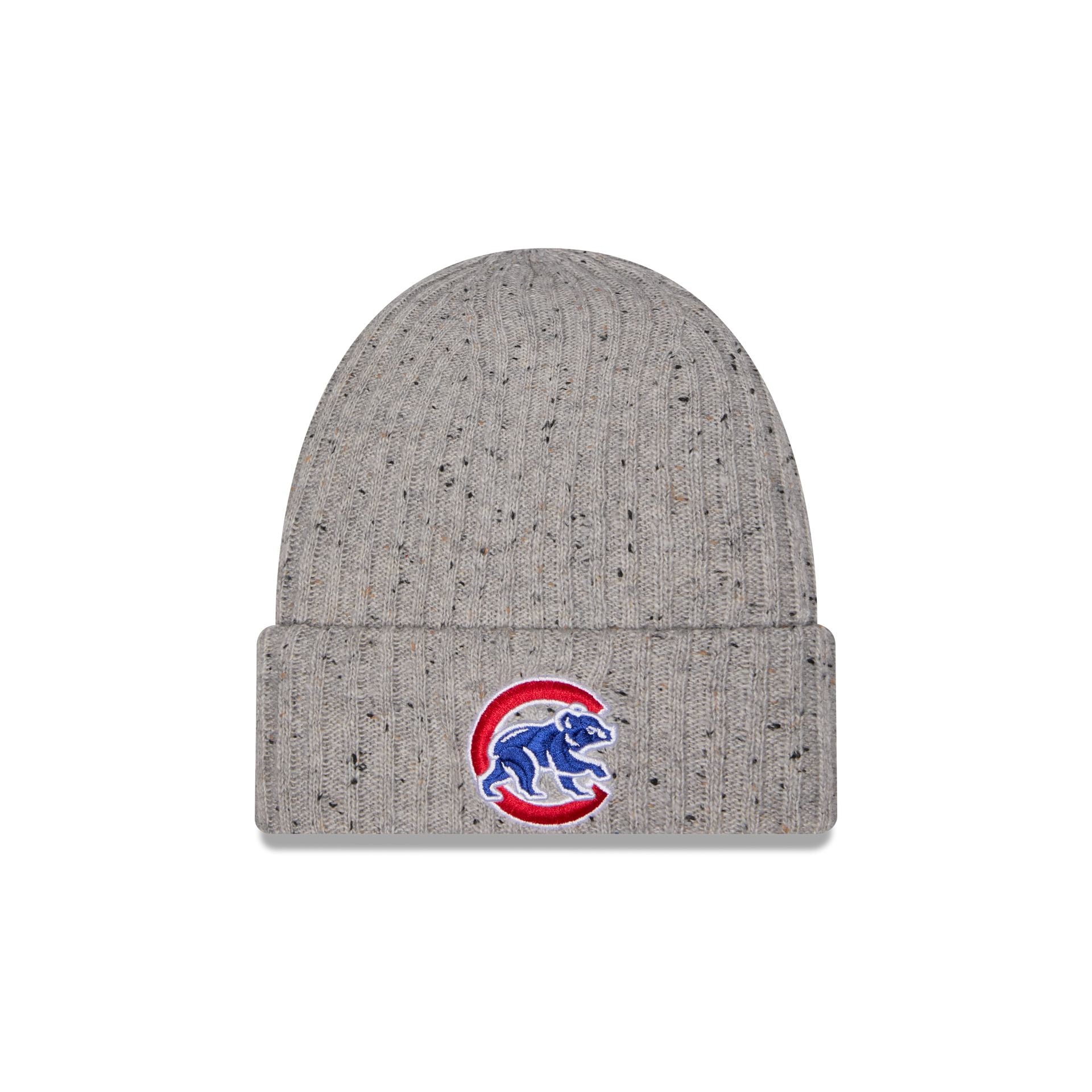 Chicago Cubs Speckled Cuff Knit Beanie Hat