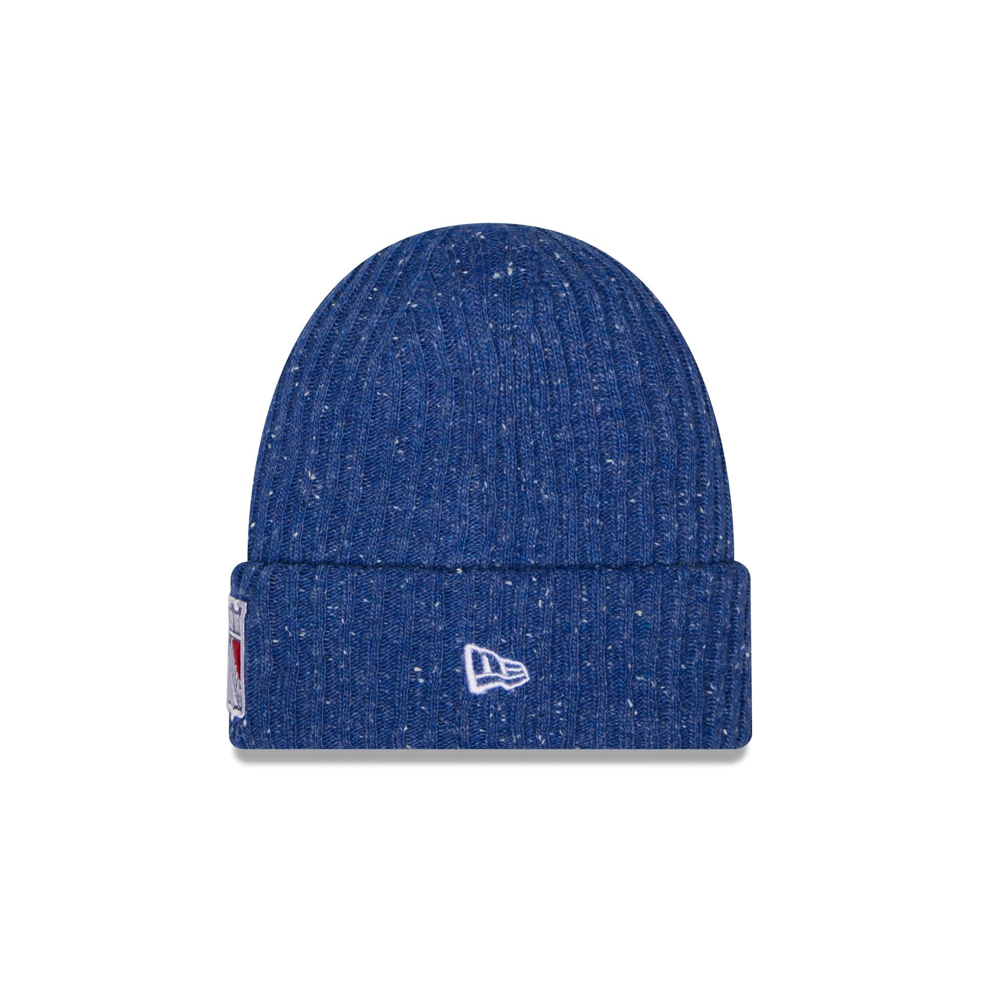 New York Rangers Speckled Cuff Knit Beanie Hat
