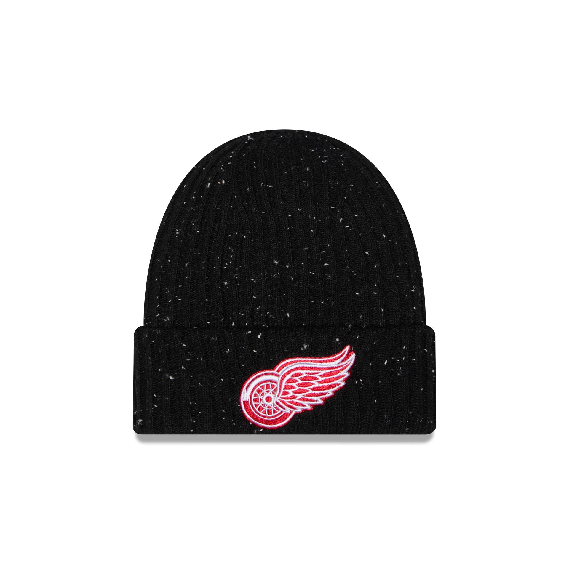 Detroit Red Wings Speckled Cuff Knit Beanie Hat