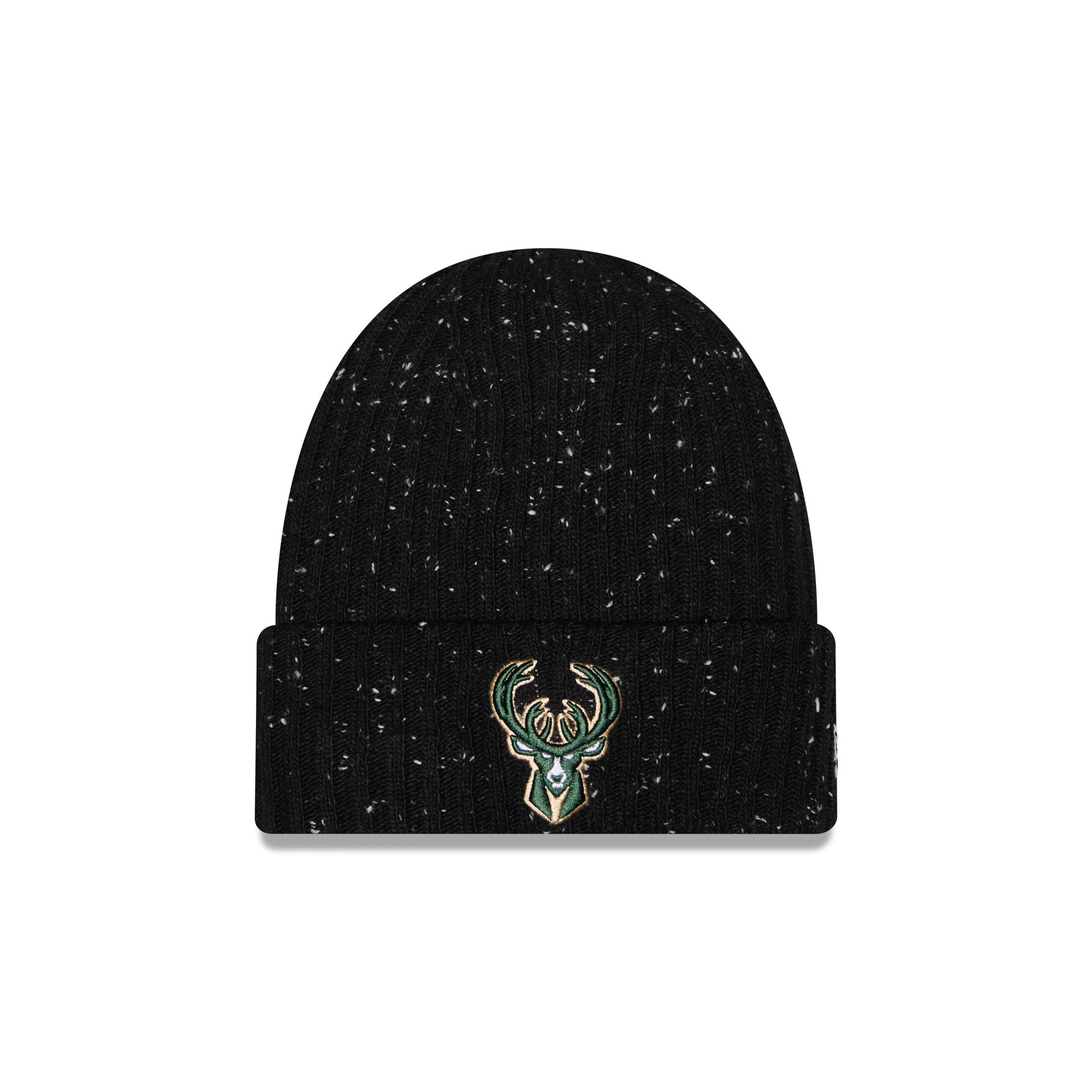 Milwaukee Bucks Speckled Cuff Knit Beanie Hat