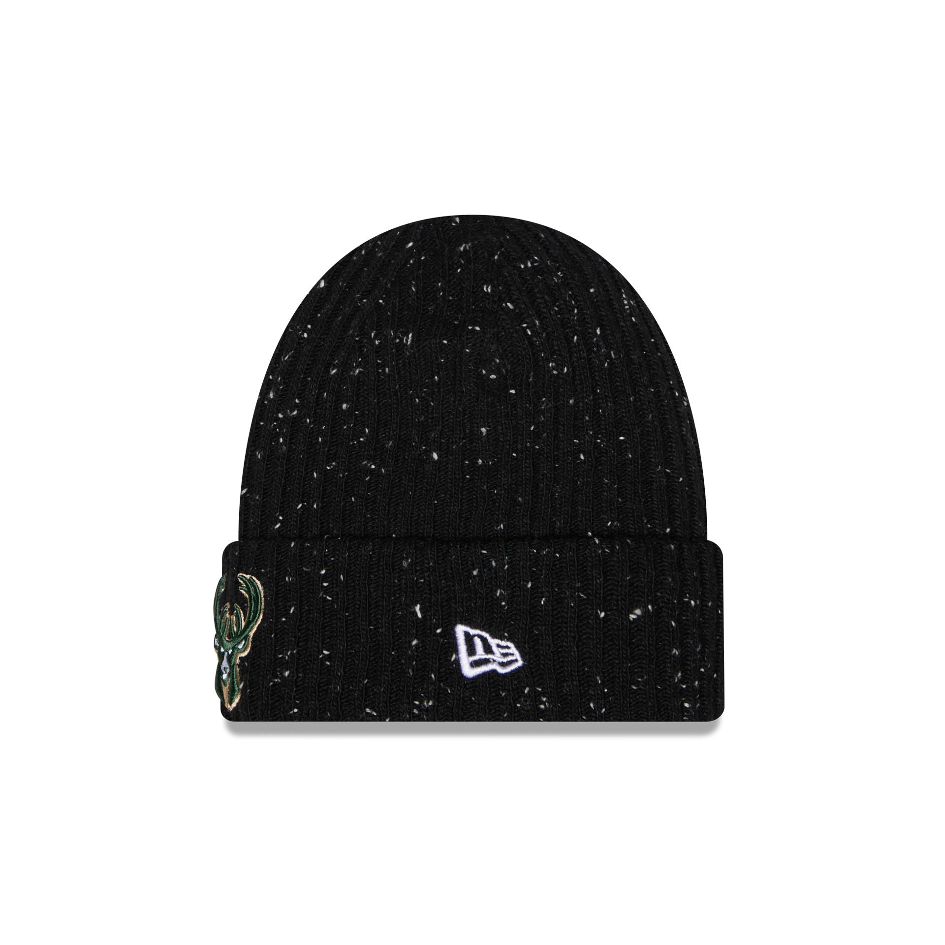 Milwaukee Bucks Speckled Cuff Knit Beanie Hat