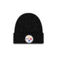 Pittsburgh Steelers Speckled Cuff Knit Beanie Hat