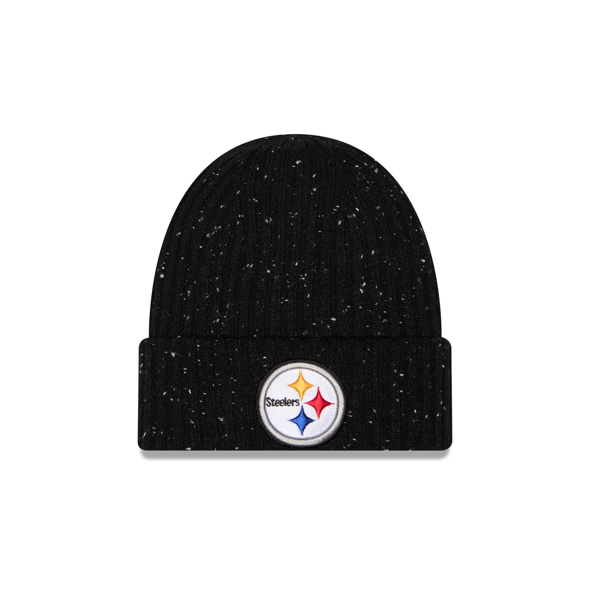 Pittsburgh Steelers Speckled Cuff Knit Beanie Hat