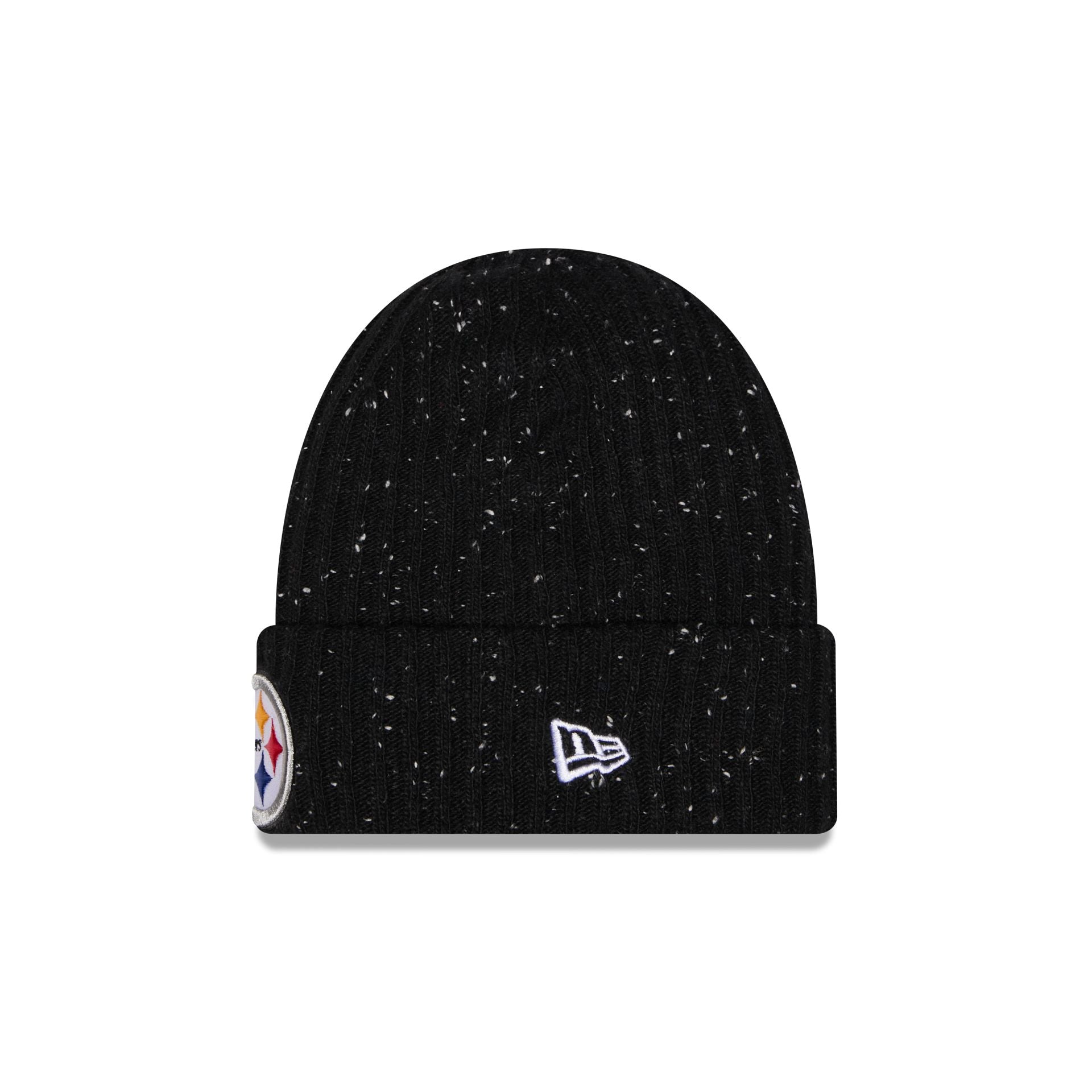Pittsburgh Steelers Speckled Cuff Knit Beanie Hat