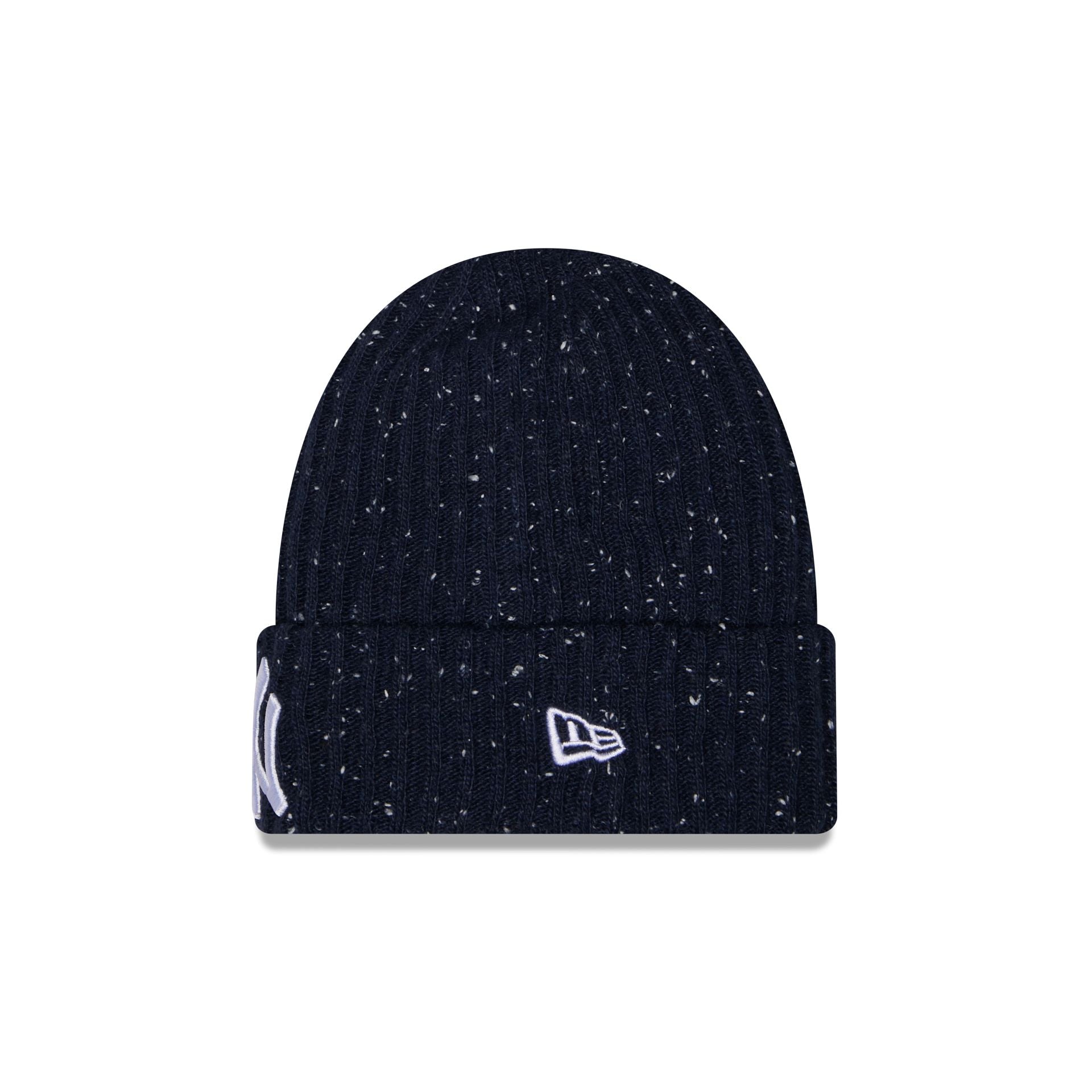 New York Yankees Speckled Cuff Knit Beanie Hat