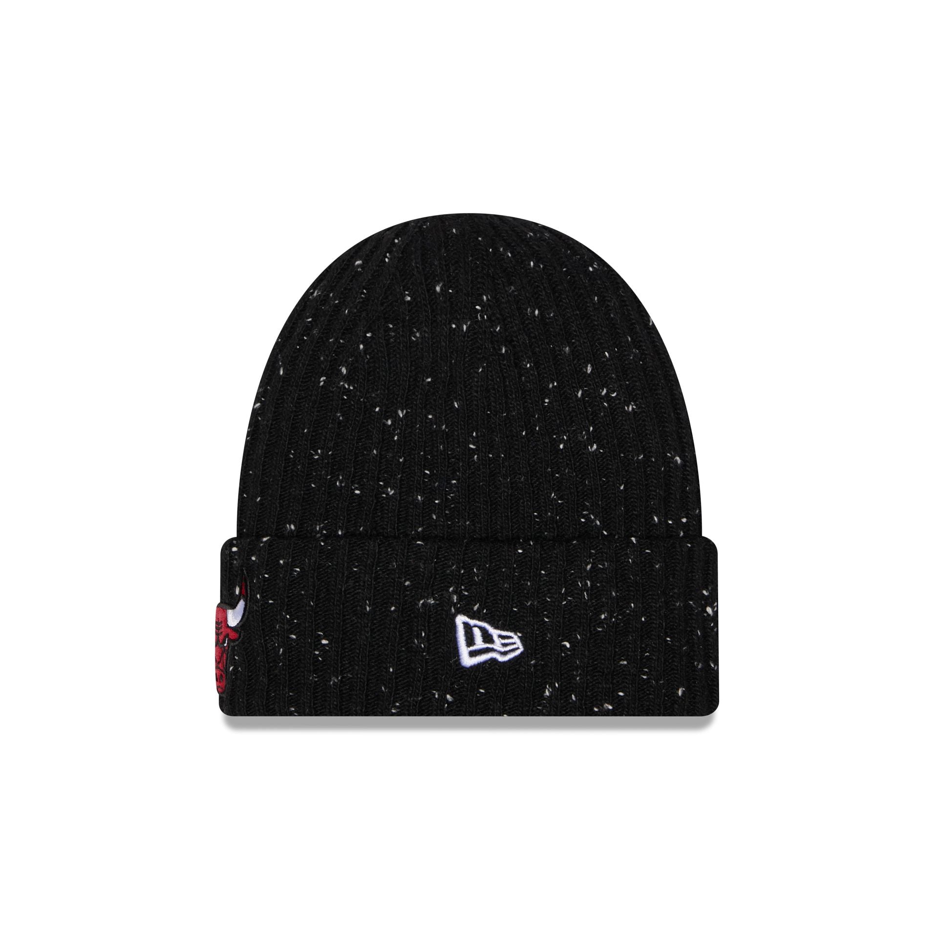 Chicago Bulls Speckled Cuff Knit Beanie Hat