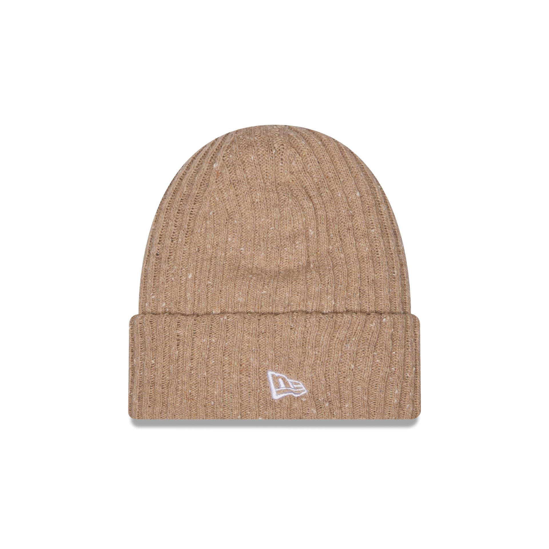 New Era Cap Speckled Khaki Cuff Knit Beanie Hat