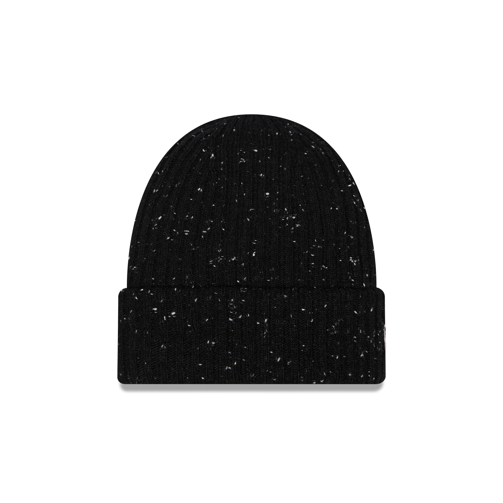New Era Cap Speckled Black Cuff Knit Beanie Hat