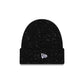 New Era Cap Speckled Black Cuff Knit Beanie Hat