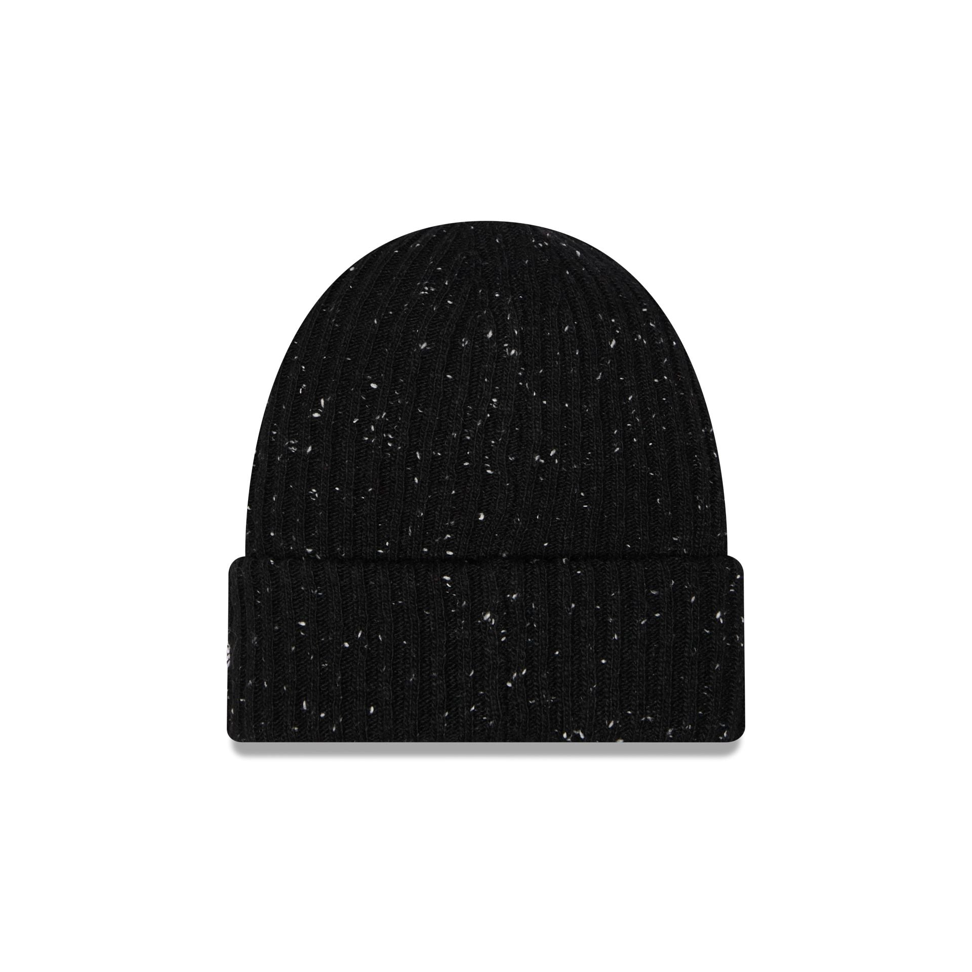 New Era Cap Speckled Black Cuff Knit Beanie Hat