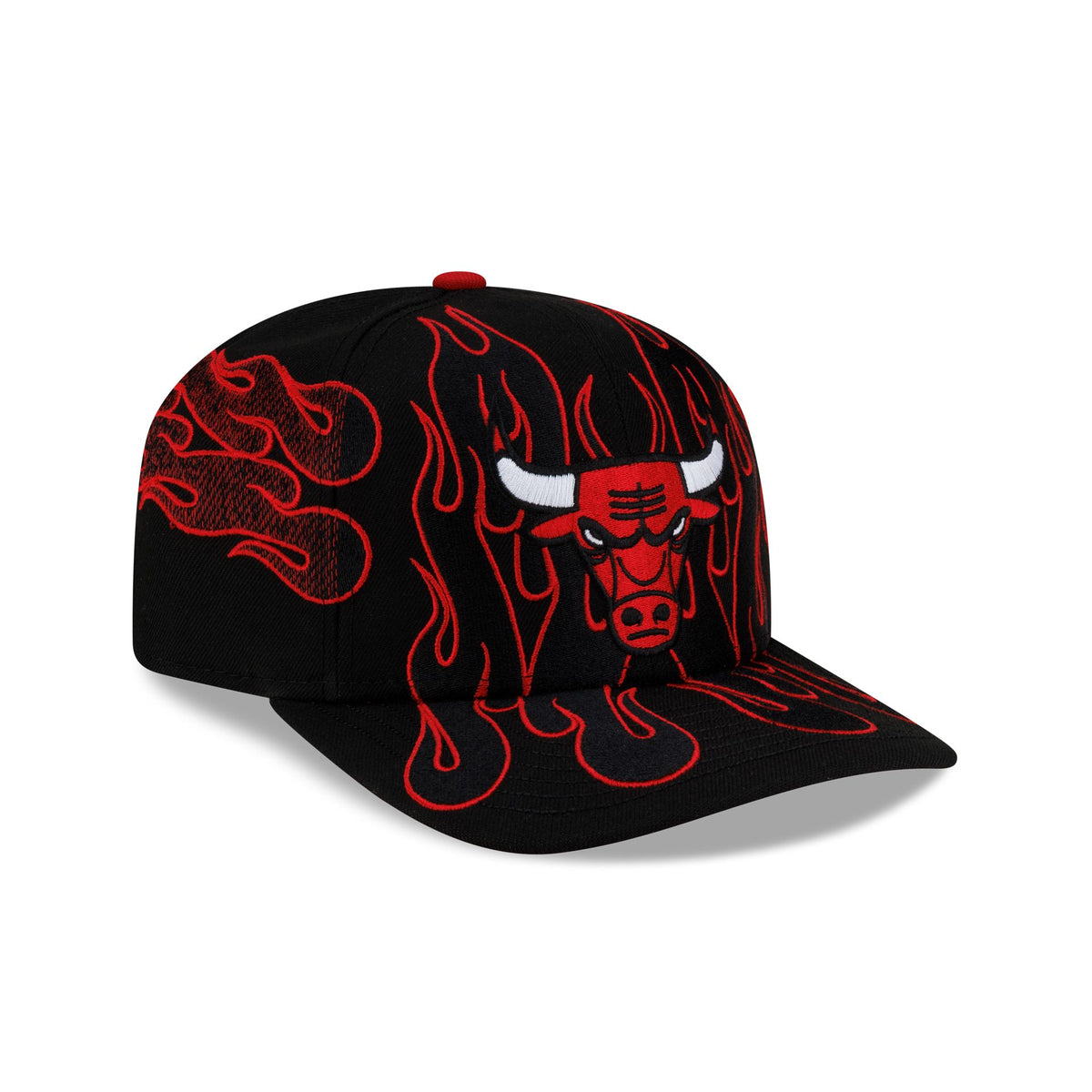 Nice Kicks x Chicago Bulls Y2K Flames 9FIFTY Original Fit Snapback Hat
