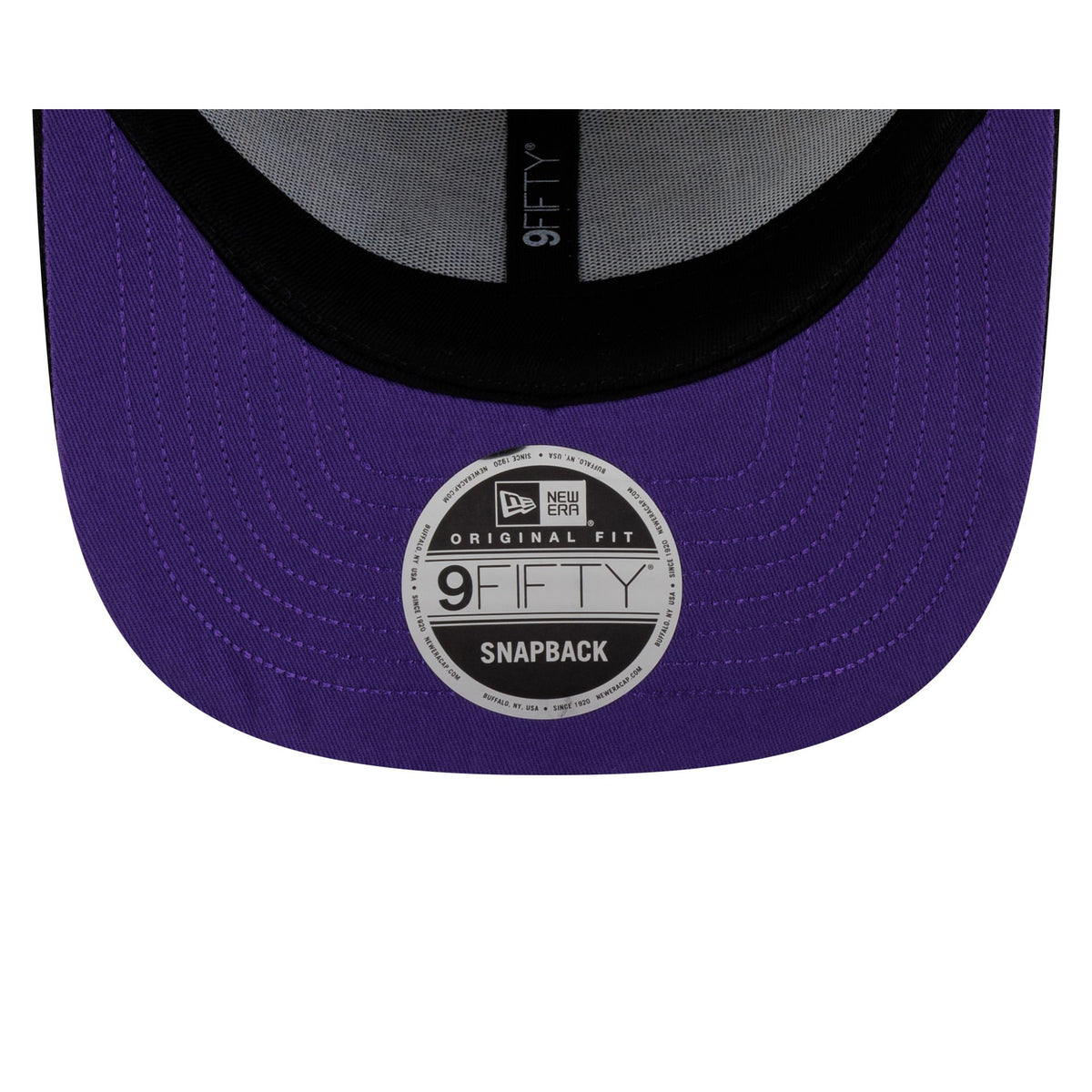 Nice Kicks x Los Angeles Lakers Y2K Flames 9FIFTY Original Fit Snapback Hat