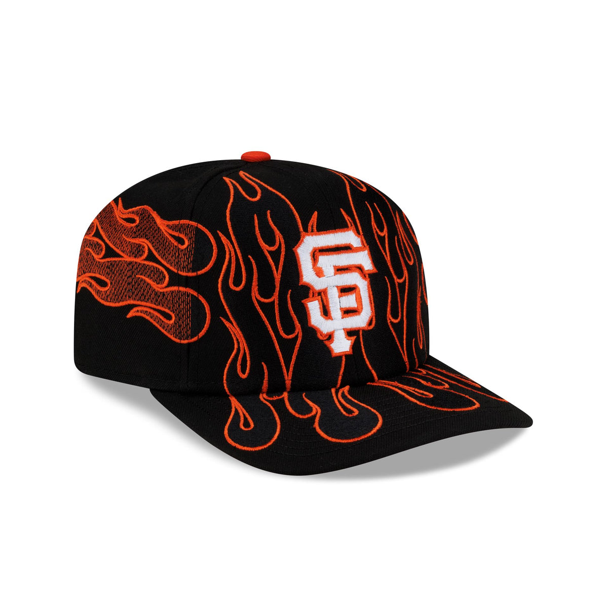 Nice Kicks x San Francisco Giants Y2K Flames 9FIFTY Original Fit Snapback Hat