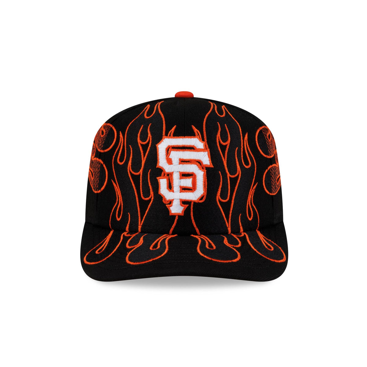Nice Kicks x San Francisco Giants Y2K Flames 9FIFTY Original Fit Snapback Hat