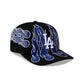 Nice Kicks x Los Angeles Dodgers Y2K Flames 9FIFTY Original Fit Snapback Hat
