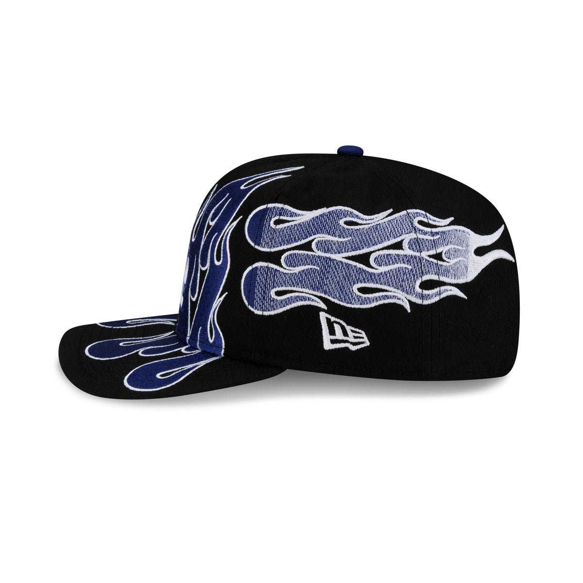 Nice Kicks x Los Angeles Dodgers Y2K Flames 9FIFTY Original Fit Snapback Hat