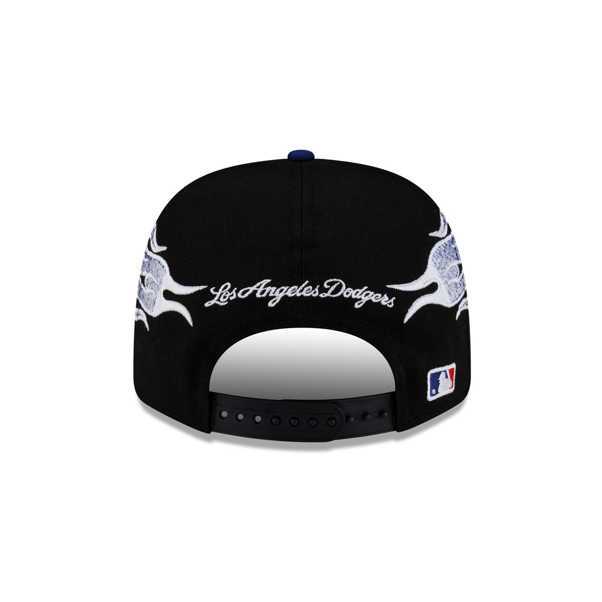 Nice Kicks x Los Angeles Dodgers Y2K Flames 9FIFTY Original Fit Snapback Hat