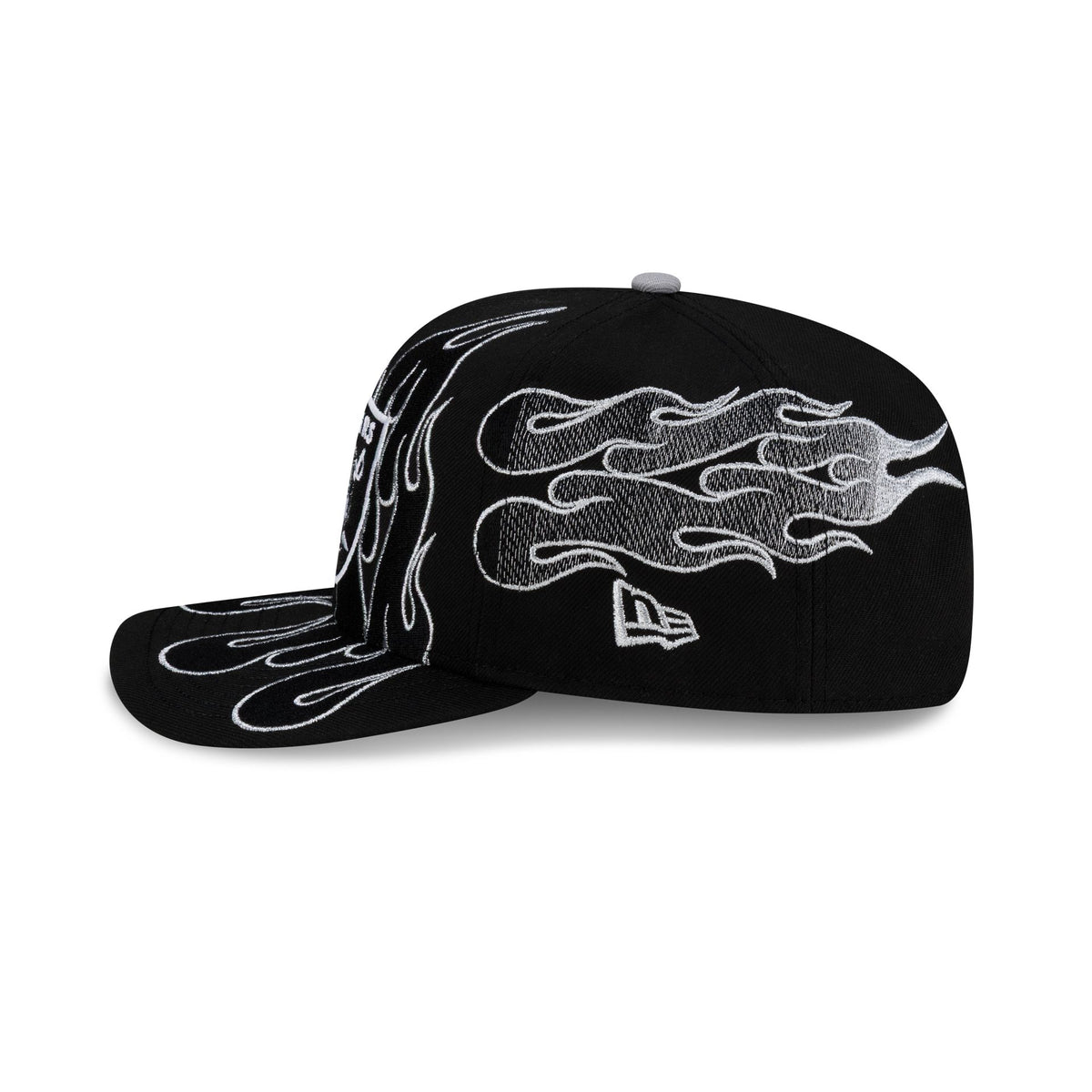Nice Kicks x Las Vegas Raiders Y2K Flames 9FIFTY Original Fit Snapback Hat
