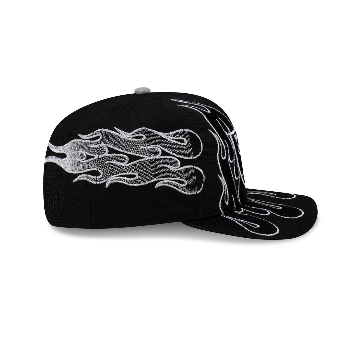 Nice Kicks x Las Vegas Raiders Y2K Flames 9FIFTY Original Fit Snapback Hat