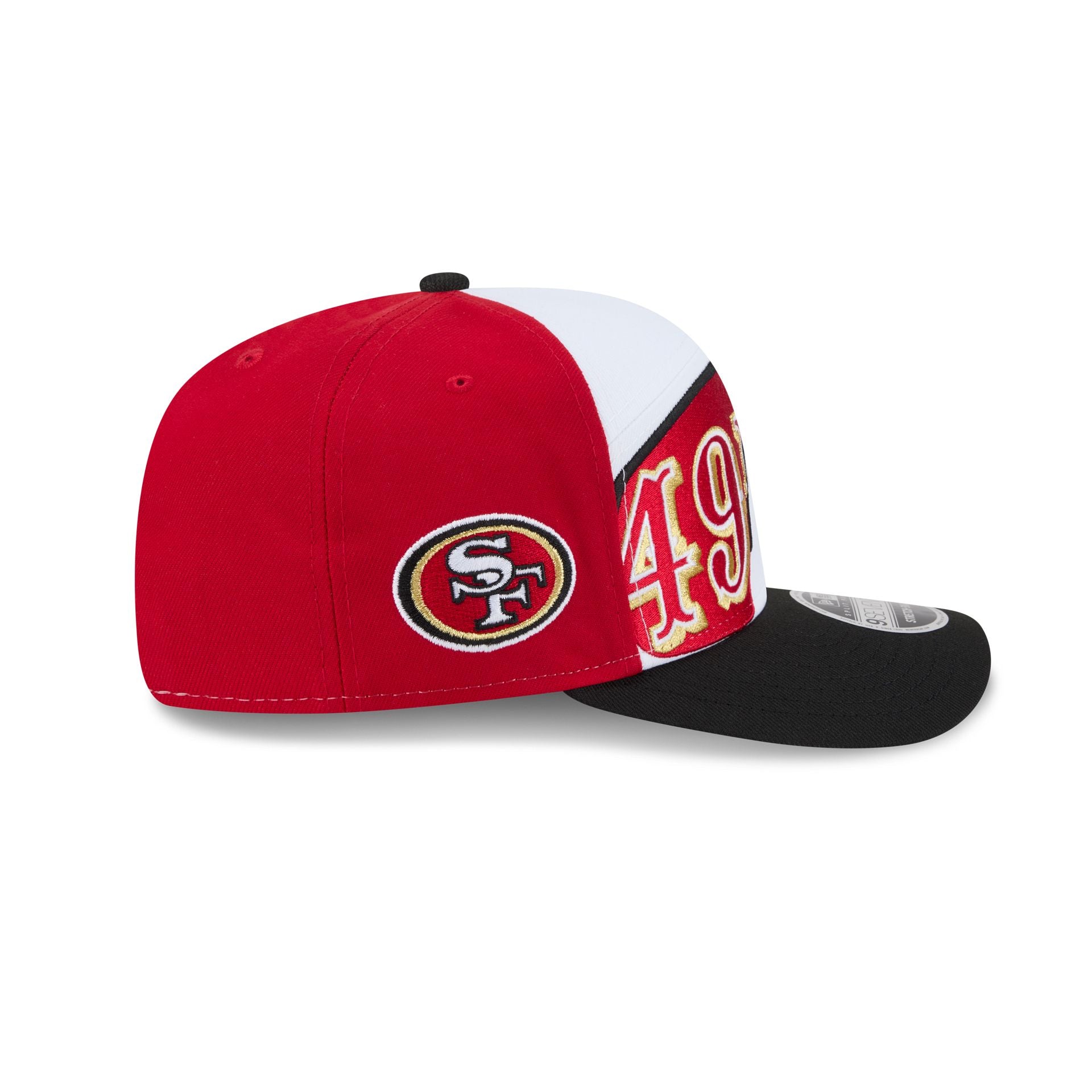 Oakley x San Francisco 49ers Sunglasses Split Panel 9SEVENTY Stretch-Snap Hat