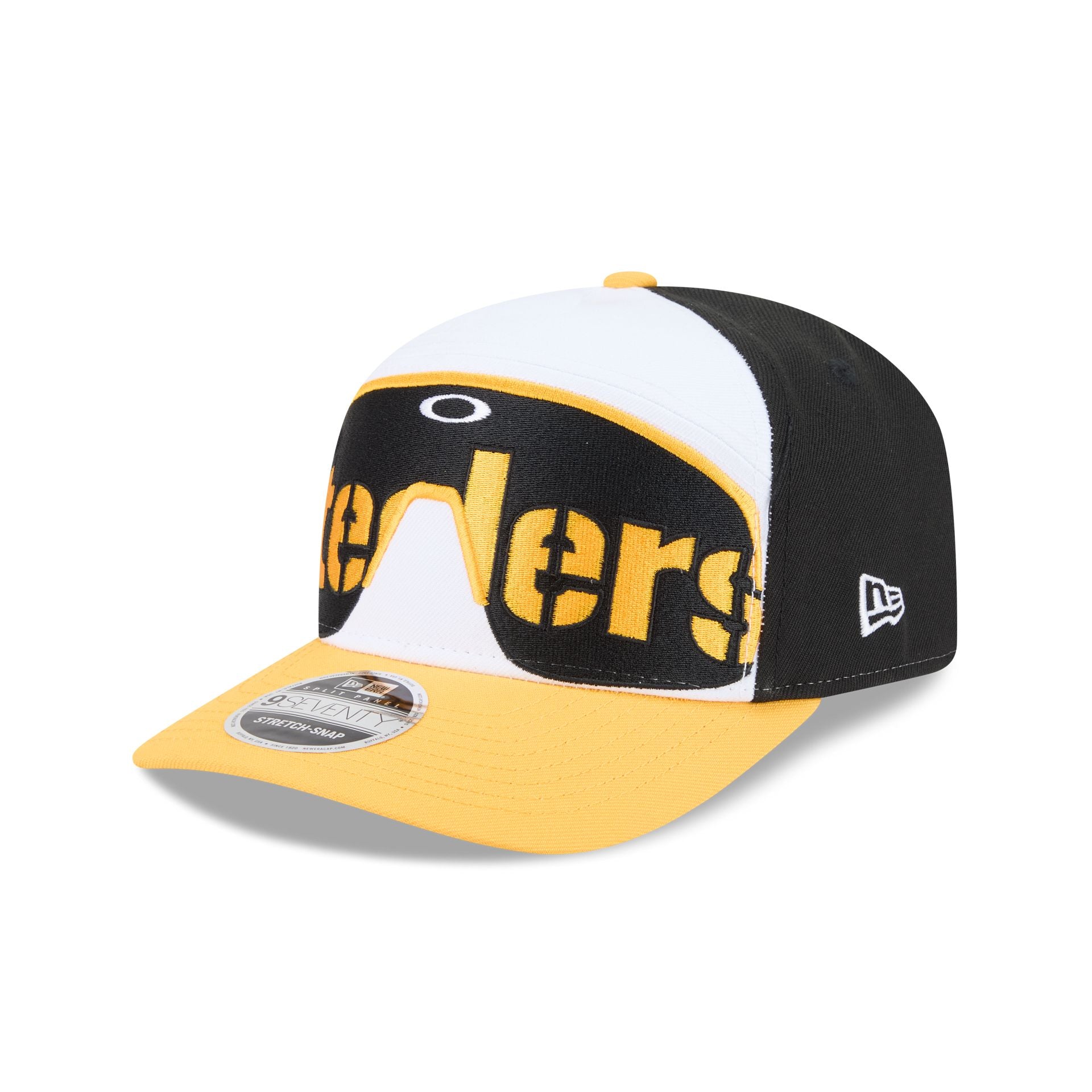 Oakley x Pittsburgh Steelers Sunglasses Split Panel 9SEVENTY Stretch-Snap Hat