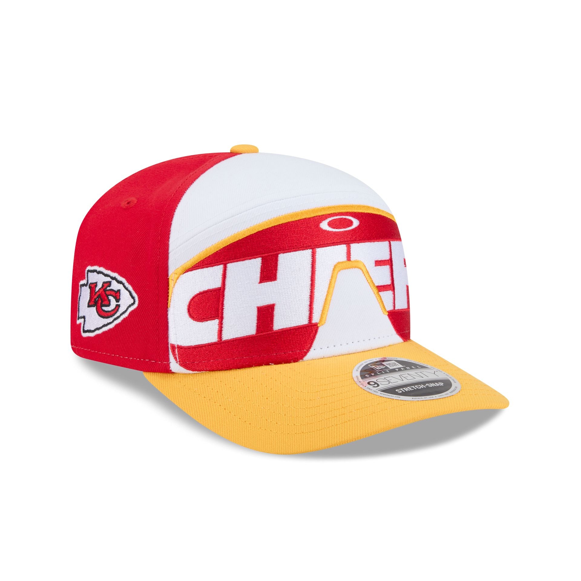 Oakley x Kansas City Chiefs Sunglasses Split Panel 9SEVENTY Stretch-Snap Hat