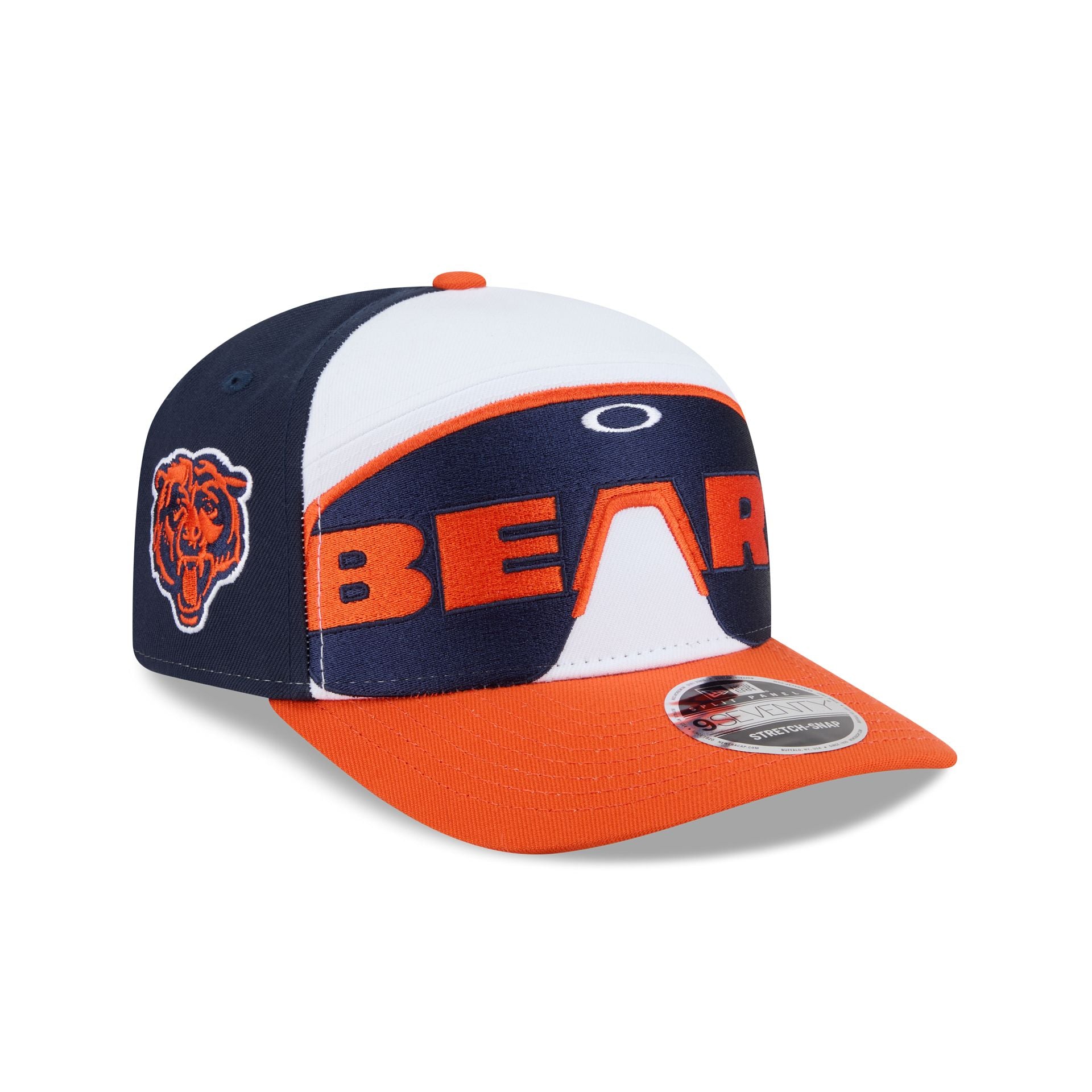 Oakley x Chicago Bears Sunglasses Split Panel 9SEVENTY Stretch-Snap Hat