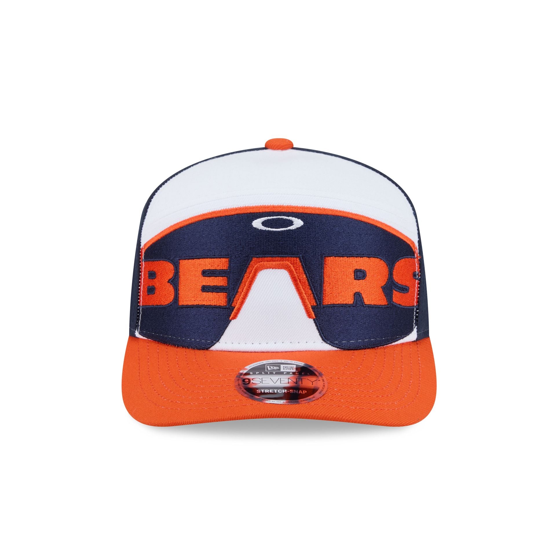 Oakley x Chicago Bears Sunglasses Split Panel 9SEVENTY Stretch-Snap Hat