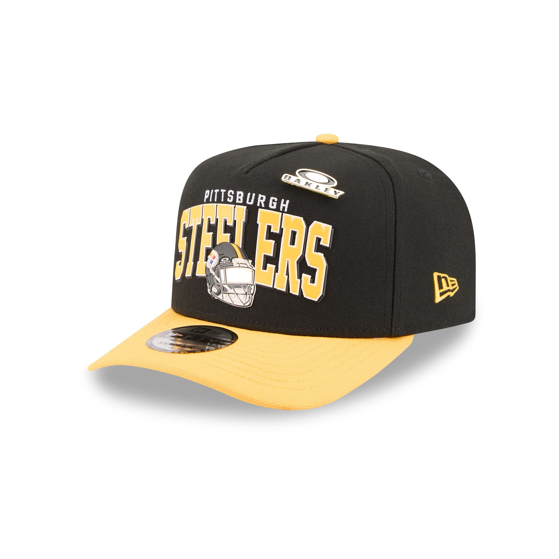 Oakley x Pittsburgh Steelers Helmet 9FIFTY A-Frame Snapback Hat