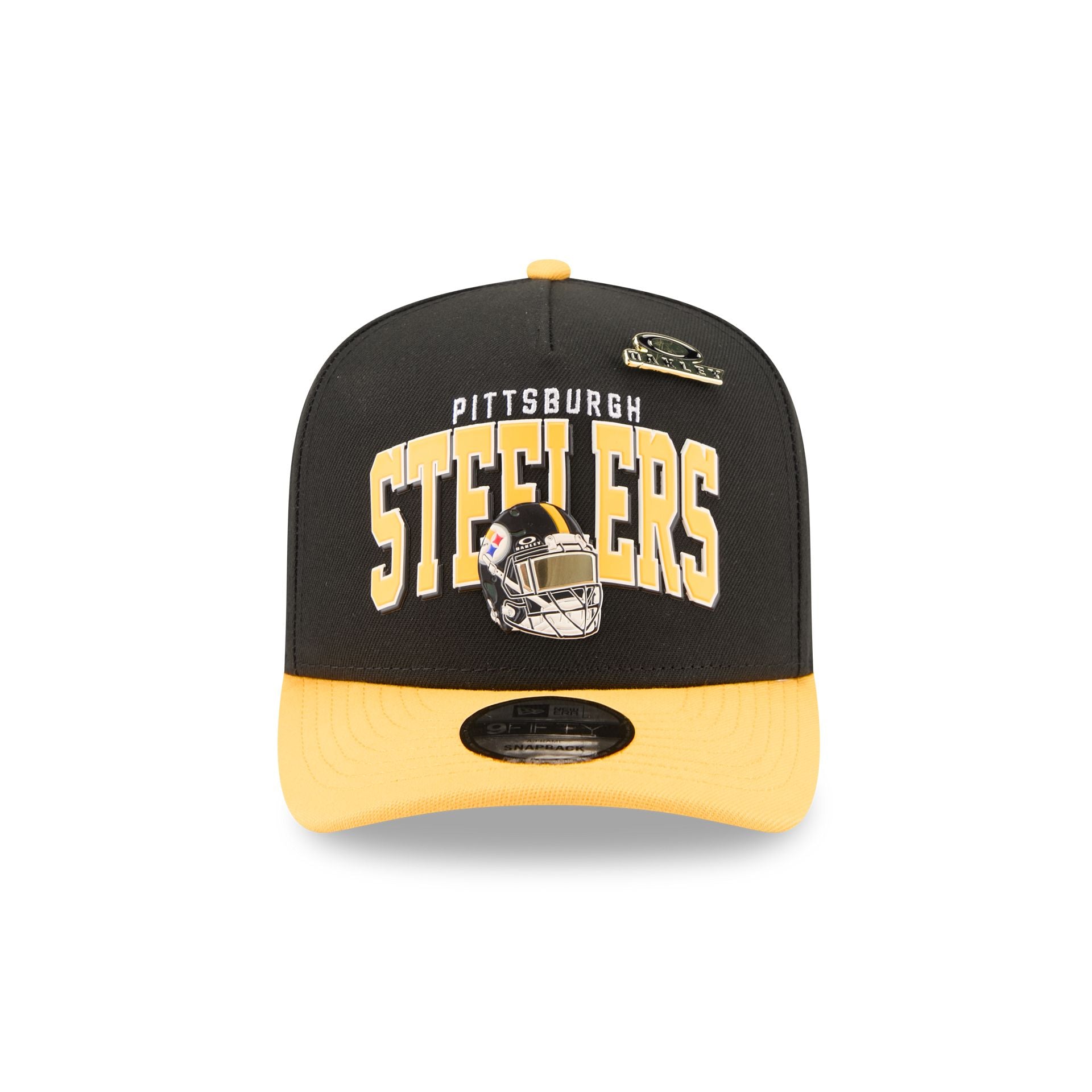 Oakley x Pittsburgh Steelers Helmet 9FIFTY A-Frame Snapback Hat