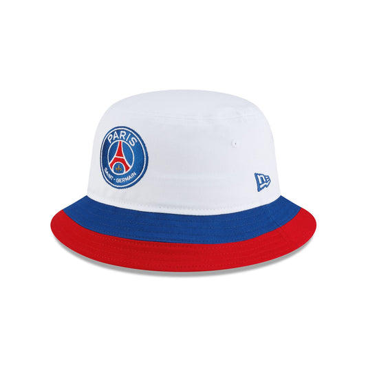 Paris Saint-Germain 1986 White Bucket Hat - New Era Cap