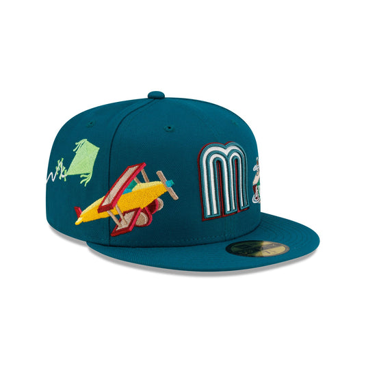 Mexico Baseball Juguetes 59FIFTY Fitted Hat