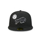 Buffalo Bills Glow-in-the-Dark Bats 59FIFTY Fitted Hat