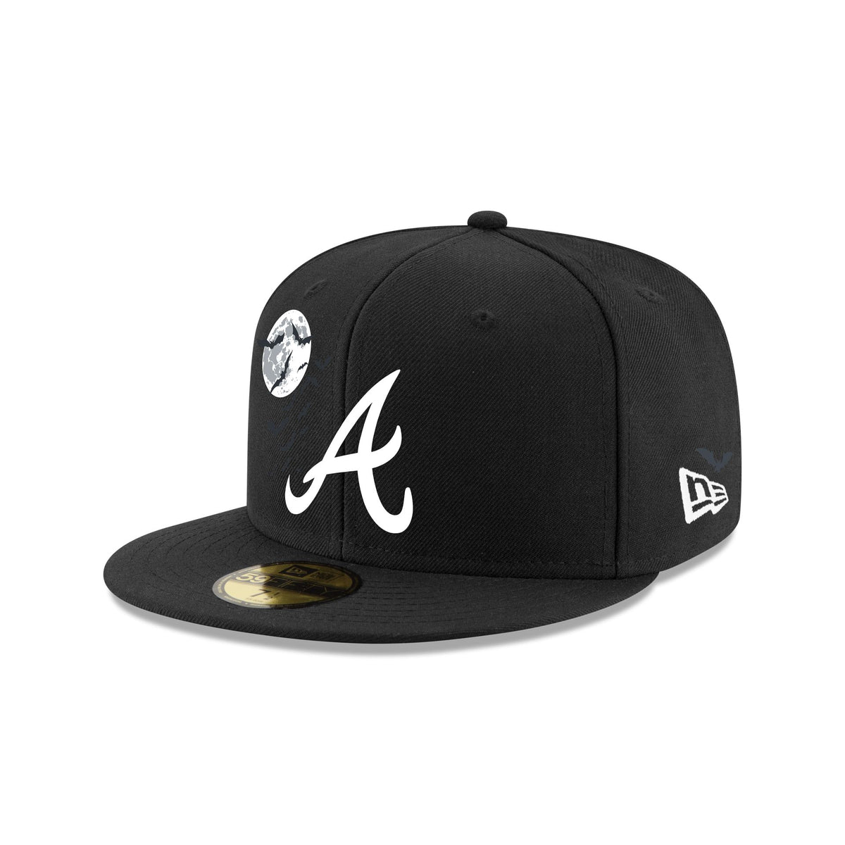 Atlanta Braves Glow-in-the-Dark Bats 59FIFTY Fitted Hat