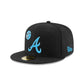 Atlanta Braves Glow-in-the-Dark Bats 59FIFTY Fitted Hat